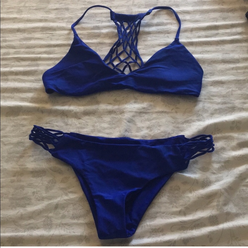 Cupshe blue two-piece